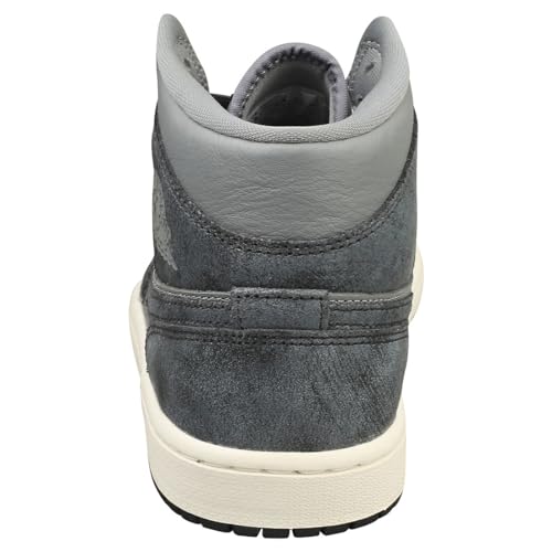 Nike NIKE Air Jordan 1 Mid SE Women's Shoes (FJ3448-001, Smoke Grey/Sail/Off Noir) Size 11
