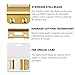Replacement DLC Blade Compatible with BaBylissPRO FX870 Series and FX825 Outlining Hair LoPROFX Trimmers FX880, Gold