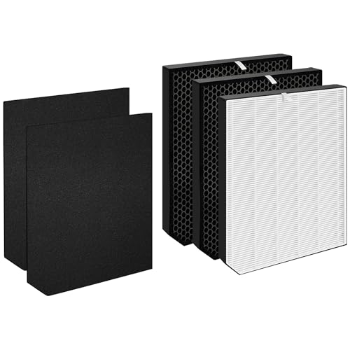 (7 Pack) Replacement Filter Compatible with AD2000 Air Puri-fier, Includes 1 High Performance Filters + 2 Carbon Replacement Filters + 4 Pre-filters