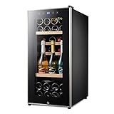 ★ LOW-E GLASS: vidrio recubierto especialmente diseñado para almacenar vino tinto. Está profesionalmente aislado de los rayos ultravioleta. Tiene un excelente efecto de aislamiento térmico y una buena transmisión de luz que el vidrio común, y la vida es más emocionante.