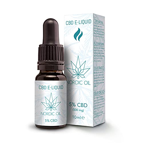 Nordic Oil - 500mg CBD E-Liquid für die E-Zigarette (5% CBD) / ohne Nikotin/PG/VG