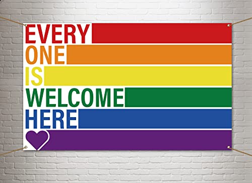 LGBT Pride Day Photo Booth Backdrop Rainbow LGBTQ+ June Celebration Party Decor Photography Background Wall Decoration (3.6×5.9ft)