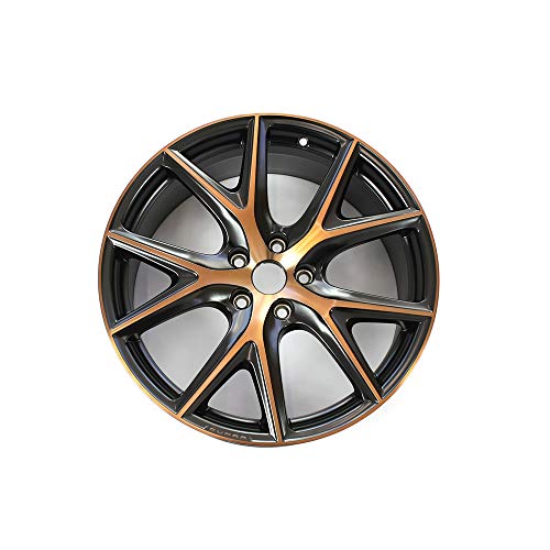 Seat 575601025ANXEB Aluminiumfelge 19 Zoll Tuning Leichtmetallfelge Sport Felge Schwarz/Kupfer Cupra R Design, Mittel
