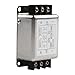 Single-Phase Two-Stage Filter for Industrial Power Lines — Conducted Interference Suppression, Compact Chassis Mount Design, Alloy Housing, 250V, 3A/6A/10A/20A(6A)