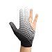 HERCHR Billiards Glove, Man Woman Elastic 3 Fingers Show Gloves Universal Billiards Glove for Billiard Pool Snooker Cue Sport Gloves