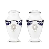Lenox Empire Pearl Indigo Salt and Pepper Shaker, 0.80 LB, Blue