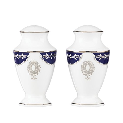Lenox Empire Pearl Indigo Salt And Pepper Shaker, 0.80 Lb, Blue #TOP7