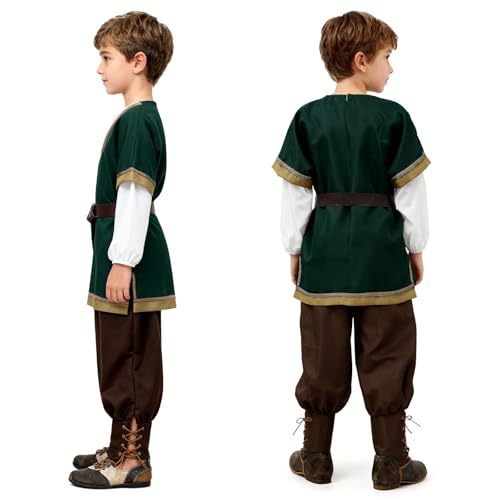Disfraz Renacentista Medieval para Niños miniatura 2