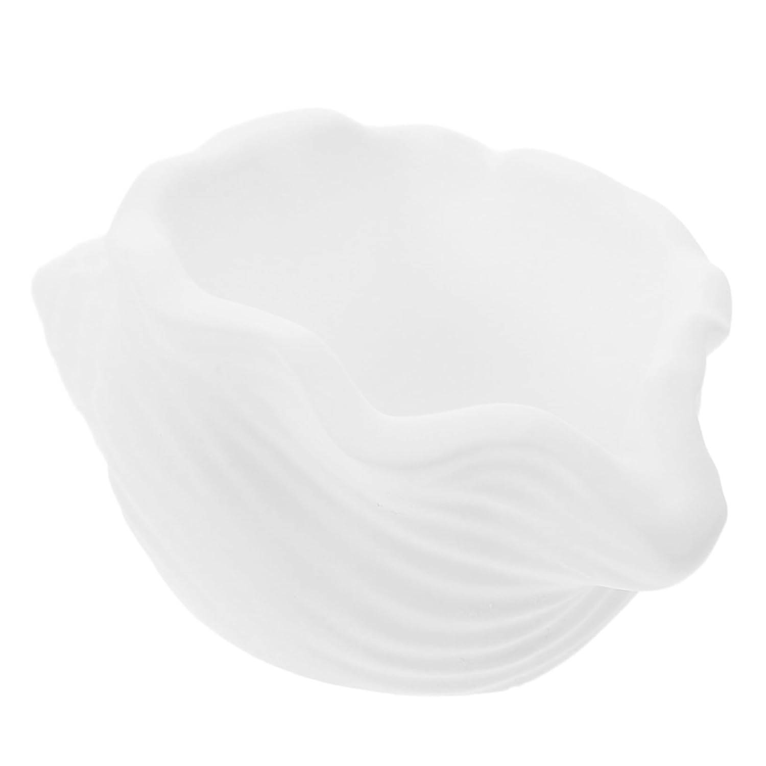 FOMIYES Conch Trinket Dish Ring Holder Jewelry Storage Decorative Bowl White Compact