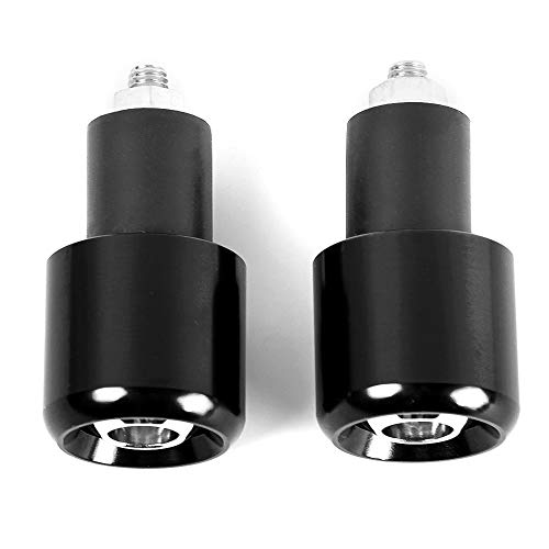 7/8'' 22 Mm Cnc Motorcycle Handlebar Grip Ends Motocross Anti Vibration Slider Plug For 22Mm Handlebar With 18Mm Inner Hole (Black) #TOP2