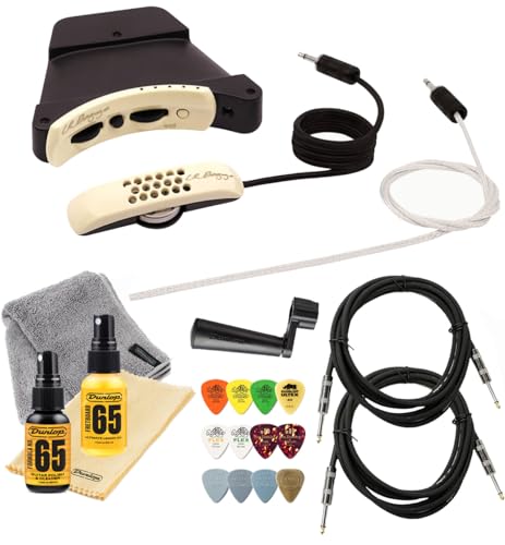 LR Baggs ANTHEM Acoustic Guitar Pickup System with Soundhole TRU-MIC Microphone, Under-saddle Element Piezo System, Tonebird Bundle