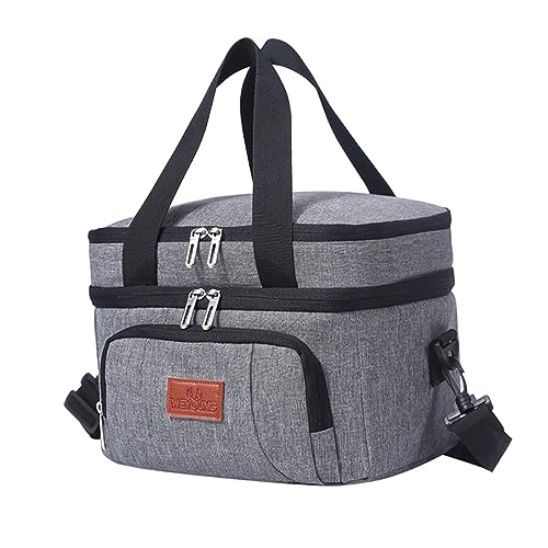 Cabilock 1Pieza Bolsa Térmica Aislada Para Comida Bolsa De Conservación De Calor Bolsa De Picnic Portátil Para Transporte De Fríos