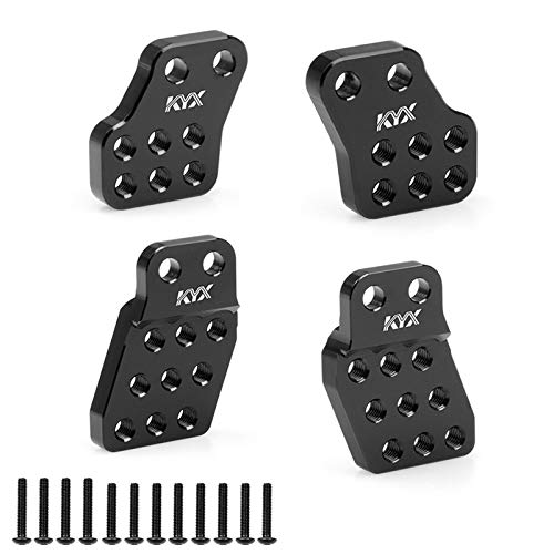 KYX Racing Aluminum Suspension Bracket Shock Absorber Bracket Upgrades Parts Accessories for 1/10 RC Crawler Car Axial Capra Unlimited Trail Buggy UTB