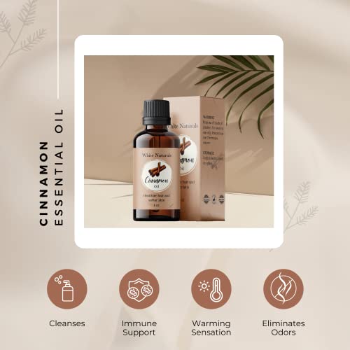 Cinnamon Essential Oil, 100% Pure | Natural Aromatherapy Oil For Diffuser/Humidifier, Steam Distilled #TOP1