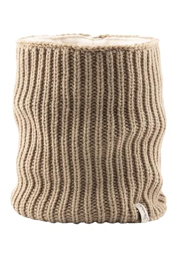 Bufanda tubular de punto Sterntaler color arena suave para cuello unisex invierno