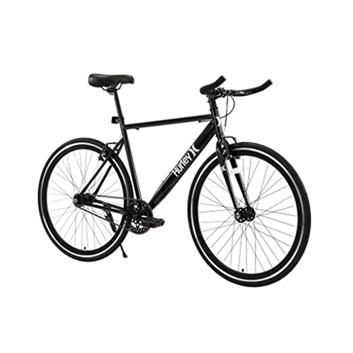 Hurley Cutback Single Speed Urban Road Bike (Charcoal, L / 21 Fits 5