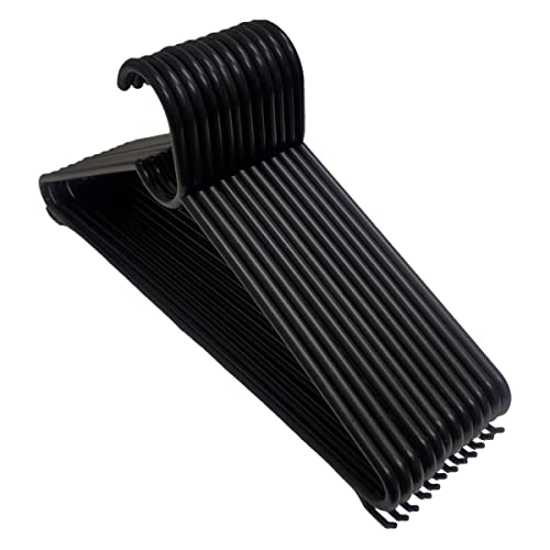 Kit com 30 Cabides Slim De Plástico Para Roupas