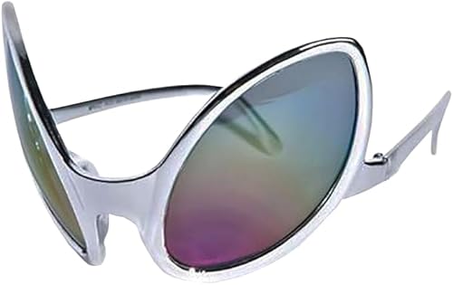 FancyPants FunTime Silver Alien Glasses Eyes Close Encounters Sunglasses