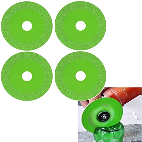 100mm Glass Cutting Disc Ceramic Crystal Diamond Jade Wine Bottle Polishing Ultra-Thin Saw Blade Cutting Disk Without Chipping 