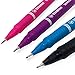 Stabilo Sensor Colortangle Fineliners – Black, Purple, Pink and Light Blue – Fine – Pack of 4 – (189/4-02)