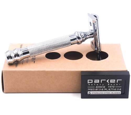 Parker 98R Heavyweight Closed Comb Double Edge Safety Razor