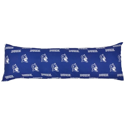 College Covers Everything Comfy Duke Blue Devils Printed Body Pillow, 20" x 60"