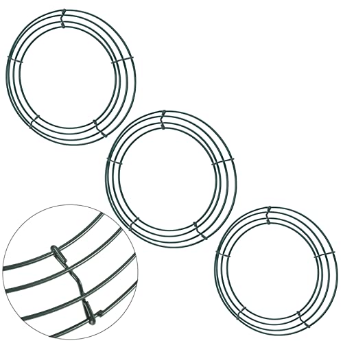 3 Stück Kranz Ring Metall für Weihnachten Draht Kranz Herstellung...