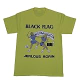 Black Flag Jealous Again T-Shirt X-Large Yellow