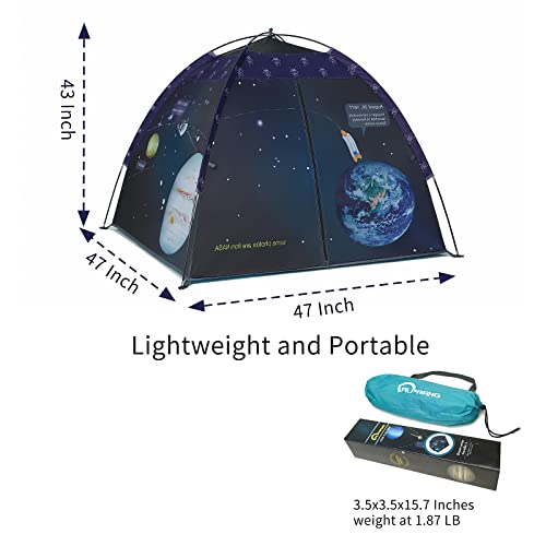 Space World Play Tent-Kids Galaxy Dome Tent Playhouse For Boys And Girls Imaginative Play-Astronaut Space For Kids Indoor And Outdoor Fun, Perfect Kid’s Gift- 47" X 47" X 43" #TOP5