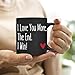 QASHWEY I Love You More the End I Win Coffee Mug, Romantic Gifts for Her Him, Birthday Gifts for Women Men, Wedding Gift for Bride Groom Couples Black Tea Cup Mug Cup
