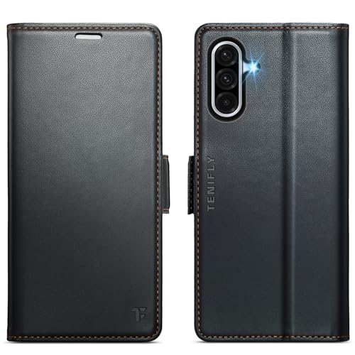 Tenifly for Samsung Galaxy A36 Case Wallet with Card Holder Black