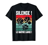 Les vêtements Silence Le Maître Lance pour les joueurs de pétanque qui aiment jouer à la boccia. Que vous jouiez en tant que sportif professionnel ou en tant que hobby. Citation drôle de Bouliste.