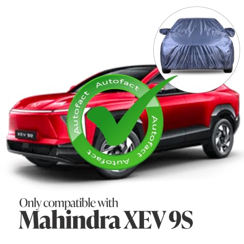 Image of Autofact Car Cover for XEV 9S | Water-Resistant Car Body Cover | All Weather Light-Weight Triple-Stitched Outdoor Shield with UV Protection, Dustproof & Heat-Resistant
