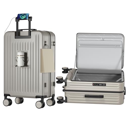 [Redamancy] �X�[�c�P�[�X �t�����g�I�[�v�� �ЊJ�� �g���@�\�t PC �L�����[�P�[�X YKK�t�@�X�i�[ �X�g�b�p�[�t �É� �_�u���L���X�^�[ USB�|�[�g �J�b�v�z���_�[�t �X�}�z�X�^���h�t �y�� ��e�� �ϏՌ� �L�����[�o�b�O �C�w���s �o��