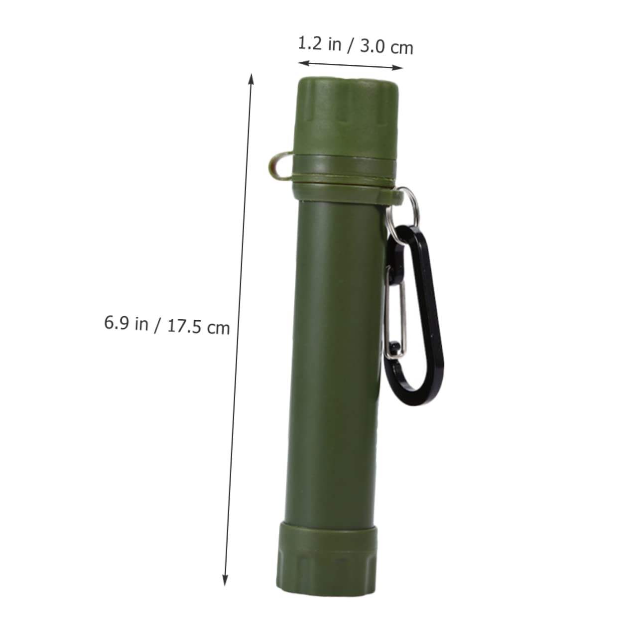 3pezzi Portatile Depuratore Per Attività Outdoor e Emergenze e Riutilizzabile Accessorio Per Escursioni e