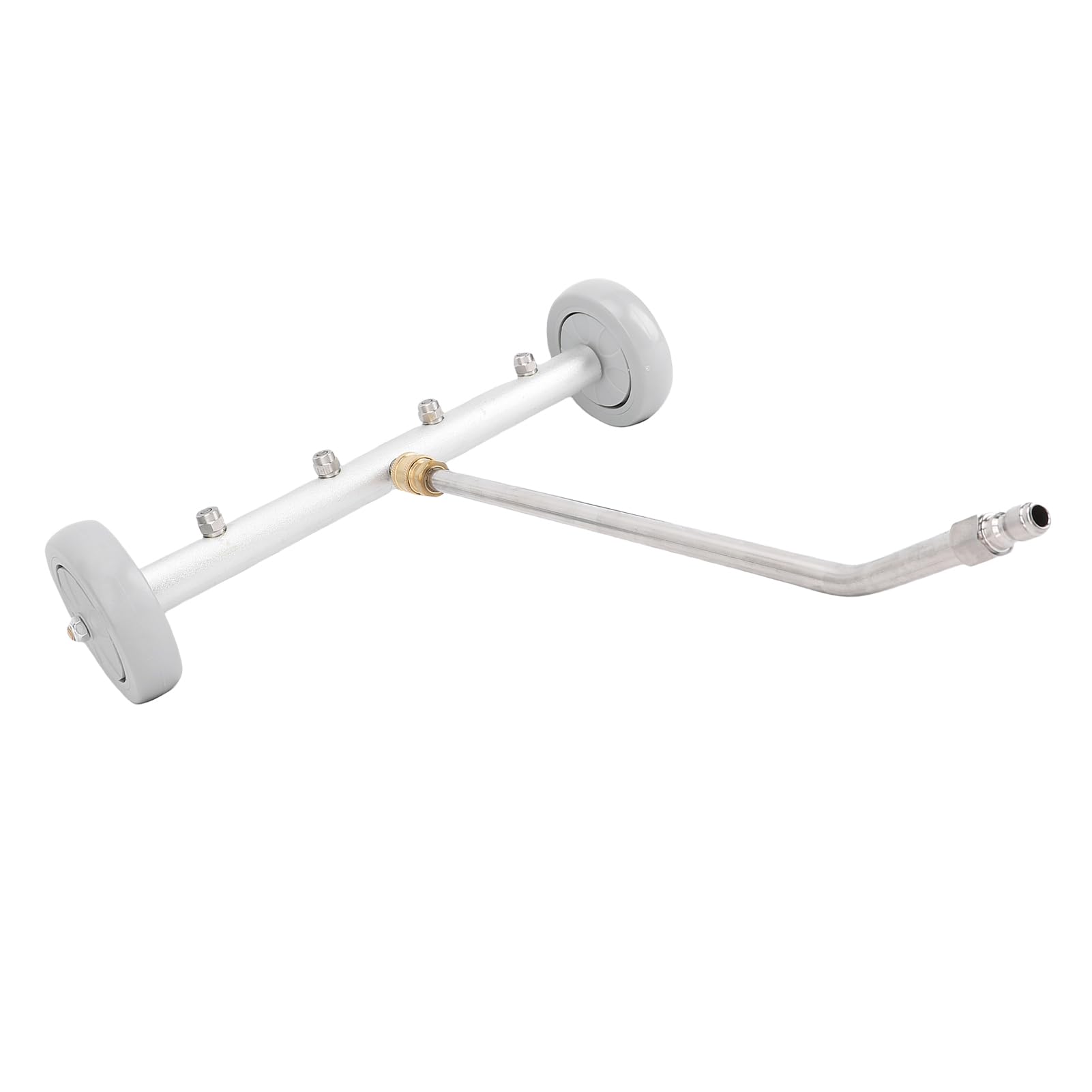 Limpiador de chasis Lavadora a presión 4000 PSI Kit de pulverización Debajo del automóvil con Varilla de extensión 16.1 Pulgadas Gris para automóvil Camión SUV Remolque Caudal de