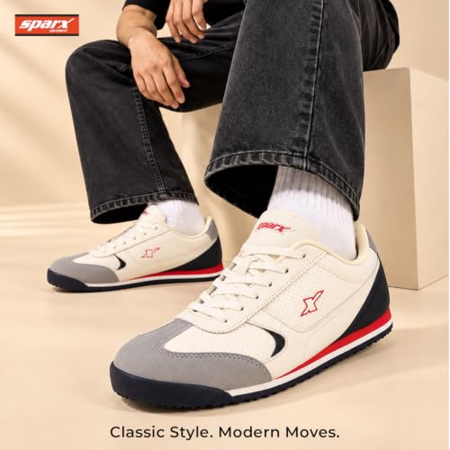 Image of SPARX Men's Sneakers SM-9116 | Stylish, Lightweight & Comfortable Lace-Up Casual Shoes
