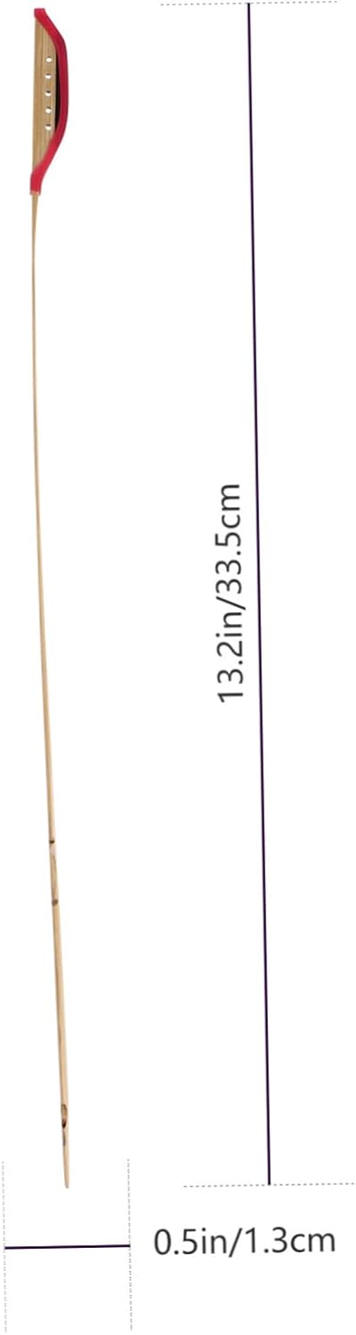 2pcs Khaki Dulcimer Sticks Bamboo for Enhanced Sound Accessories for Yangqin Players