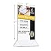 TWING Clear Plastic Table Menu Stand, Card Display, Upright Ad Photo Frame, Promo, 6-Pack 5