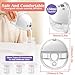 YADOBIG Milchpumpe Elektrisch Freihändig (2er Set), Tragbare Brustpumpe Elektrisch Handsfree mit LED-Display, 4 Modi & 12 Stufen, Electric Breast Pump Kabellos, 17/19/21mm, BPA-Frei