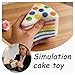 Rainbow Cake Squishy,Birthday Cake Squishy Rising Fidget Squeeze,Soft Relief Squishies Stress,Soft Desk Stress Relief for Office & Home Relaxation(#a)