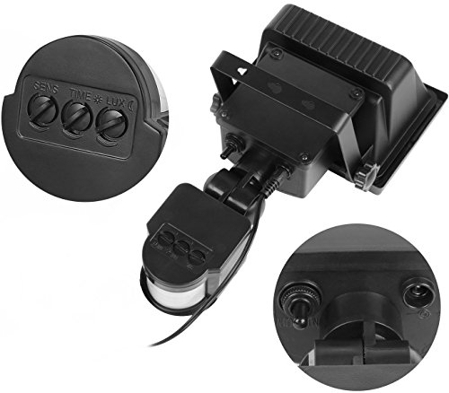 【Super Bright】GPCT 100 LED Pir Motion Sensor Auto On/Off Solar Security Light- Deck, Garden, Garage, Patio, Pathway, Yard, Driveway, Outdoor Gate, Wall, Shed, Lawn, Landscape Pool School Villa Hotel - Thumbnail 6