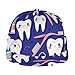 Fashion Baseball Cap Dad Hat for Women Men, Blue Dental Toothpaste Teeth Adjustable Snap Breathable Golf Cap Outwear