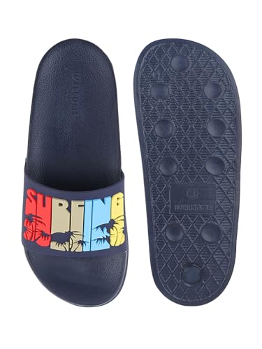 Image of URJO SURFING Kid's Sliders /Slippers Lightweight Super Flexible Arch Support Durable Anti Skid & Stylish Dailywear Sliders /Slippers Boy's & Girl's (URJO by Welcome)