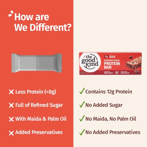 Image of The Good Kind Chocolate Chunk Cookies (1 Pack) & Hazelnut Citrus Protein Bar (2 Pack), Plant Based Protein Cookies with Bar, Perfect for Snacking, Gluten Free, Palm Oil free & Vegan (Combo Pack of 3)