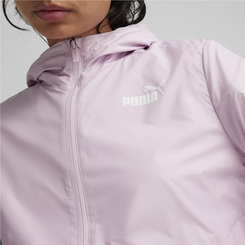 PUMA Corta vento feminino Ess sólido, Névoa de uva, GG