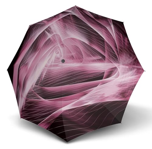 Knirps T.200 Medium Duomatic Aurora Rose parapluie pliable rose
