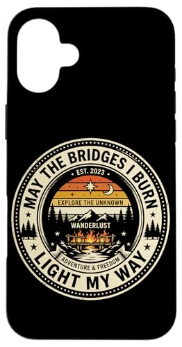 May The Bridges I Burn Light My Way �l�C�`���[�o�b�W �X�}�z�P�[�X iPhone 16 Plus �p
