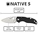 Spyderco Native 5 Signature Knife with 2.95