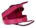 Girly Handbags Mujeres bolso de embrague de Croc redonda Pequeño fucsia